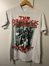 Vintage 1998 Dropkick Murphys Kids Wanna Riot Tour Shirt Punk Delta Pro Weight M picture