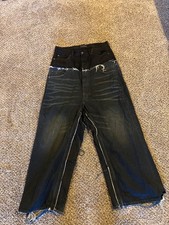 balenciaga double waisted jeans picture