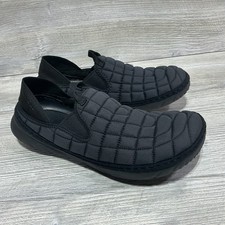Merrell Hut Moc Slip On Shoes Triple Black Quilted Nylon J90802 Womens Size 10 picture