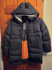 OROLAY 092 Universe® Women's Thickened Down Jacket Navy Large NWT picture