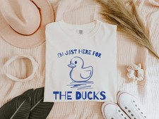 Duck Cruise Shirt Funny Duck T Shirt Im Just Here For The Ducks Tee Lover Gift picture