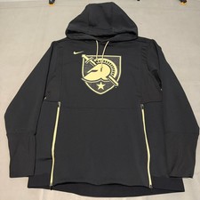 Nike Men Army West Point Black Golden Knights Therma Active Hoodie Black-L-9627 picture