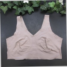 Hanes Bra Women's 3XL Beige Seamless Wireless Pullover MHW561 picture
