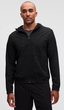 Lululemon License to Train Textured Full Zip Jacket Black Sz L picture
