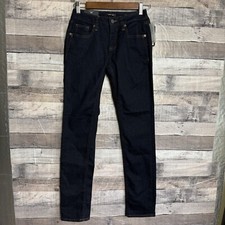Miss Me Dark Blue Straight Leg Jeans Sz 24 D1001T87 NWT picture