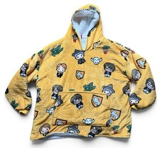 Harry Potter Genuine Oodie Yellow Blanket Hoodie Soft Sherpa Lining One Size picture