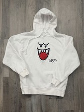 Universal Studios Super Nintendo World Boo Pullover Hoodie Adult Medium picture