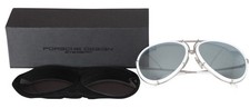 Porsche Design Sunglasses P'8613 64 mm White Aviator P8613-C-6414-135-V649V604 picture