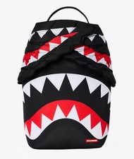Sprayground SHARK WING Backpack🔥New Black Large Bookbag School Bag picture