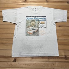 Vintage 1996 Alan Kulwicki 2nd Annual Memorial Fun Run Walk Graphic Shirt Large picture
