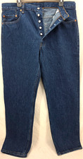 NEW Deadstock 1993 Vtg Levi USA 501 Button Fly Denim Blue Jeans Men's 38x32 picture
