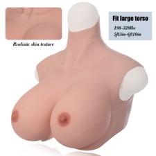 XXL+ Oversize plus Realistic Silicone Crossdresser Breast Forms Breast Plates picture