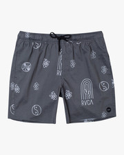RVCA Barnes Elastic Trunks Mens Charcoal picture