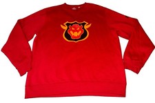 Universal Studios Super Nintendo World Bowser Sweatshirt Men's XL Red Crewneck picture