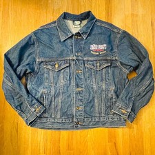 Vintage Señor Frog’s Mazatlán, Mexico Denim Jean Jacket Blue Men's Size Large picture