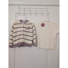 Vintage Gymboree Pretty in Plum NWT Cardigan Tee Set Girls 4 2005 picture