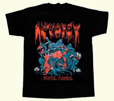 AUTOPSY Band Mental Funeral Album Music T shirt Black Cotton Size S To 4XL HNG77 picture