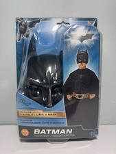 Child Batman The Dark Knight Trilogy Action Costume Cape & Mask Boys Size 8-10 picture