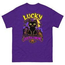 Lucky “Luck Follows Me” Halloween T-Shirt – Boo Crew picture