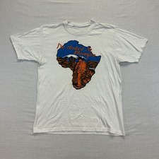 Vintage I've Climbed Mt. Kilimanjaro T-Shirt Mens Large White Graphic Tee VTG picture