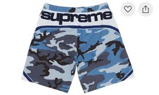Supreme Paneled Water Short Blue Camo Size M picture