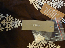 NWT J.Crew Fairfax Mini Skirt Size 0 Beaded Cocoa Brown Block Print Boho Embroid picture