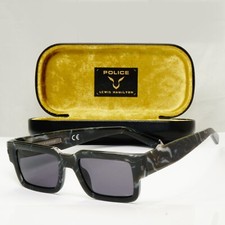 Police Lewis Hamilton F1 Sunglasses Black Grey Marble Square SPL E14 COL 0869 picture