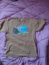 Vintage, 1998, Pokémon Pikachu Gotta Catch 'Em All Brown Graphic Tee Men's M picture