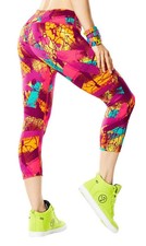 Zumba Samba Perfect Capri Leggings XS and S - New Samba Collection picture
