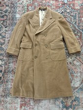 VTG Ralph Lauren Double Breasted Camel Polo Coat MiUSA Size 50L picture