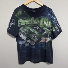 Vintage Dale Earnhardt Jr Shirt Adult XL AMP Energy Nascar Racing All Over Print picture