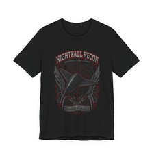 Nightfall Recon Cyber Grunge Drone Graphic Tee picture