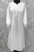 SoieRose Victorian 100% Cotton Nightgown with Pintuck Bodice SR-1229 picture