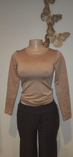 Women's Cozy Fleece-Lined Long Sleeve Top – Soft & Warm Beige. picture