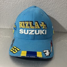 Vtg Rizla Suzuki MotoGP Flexfit L-XL Moto Racing Chris Vermeulen 7 Capirossi 65 picture