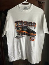 Vintage 80s Single Stitch 1987 Mike Dunn Funny Car Drag Racing Shirt XL picture