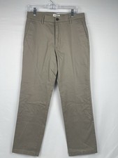 Dockers Smart 360 Flex Slim Fit Beige Twill Cotton Chino Pants Mens 33 picture