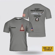 Custom Name US Navy F-14 Tomcat Tweaker Of VF-24 Fighting Renegades All Over picture