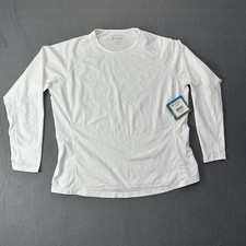 NWT COOLIBAR Women’s XXL Long Sleeve Paddle Swim Shirt UPF 50+ White picture