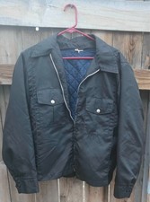 VTG 80's/90's Blauer Police Bomber Jacket Made In USA  Made Size XL Navy Blue picture