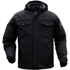 *NEW* Snap-on Tools Jacket XL *BLACK* Hooded, Insulated, 2024-25 Adams Jacket picture
