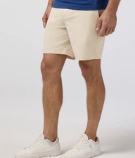 Mizzen+Main Helmsman Shorts Oat $98 MSRP Size 34 7” Slim picture