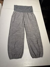Lululemon Pants Women's 4 Gray Heathered Om Slouch Drawstring Gym 24.5