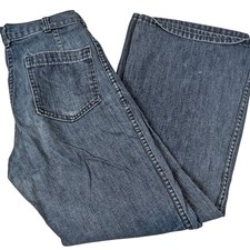 Vintage Southern Navdungaree US Navy Utility Trousers Denim Blue Jeans 30x29 picture