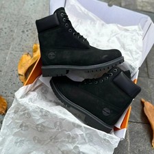 NEW BOX Timberland 6 Inch Men's Waterproof Black Boots Size 7-12 picture