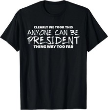 Funny Anti Trump Protest Wear T-Shirt picture