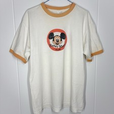 Vintage Mickey Mouse Club Shirt Mens L Trashed Distressed Faded Disney T-Shirt picture