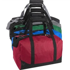 Lot of 24 Duffle Bags 17 in Blank Gym Sports Travel 5 Assorted Colors Bulk picture