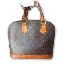 Louis Vuitton Monogram Alma PM M51130 Hand Bag Purse Brown Authentic picture