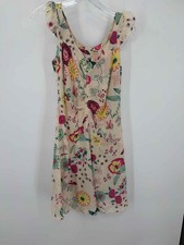 Pre-Owned Moschino Cheap & Chic Ivory Size 12 Short Sleeveless Dress picture